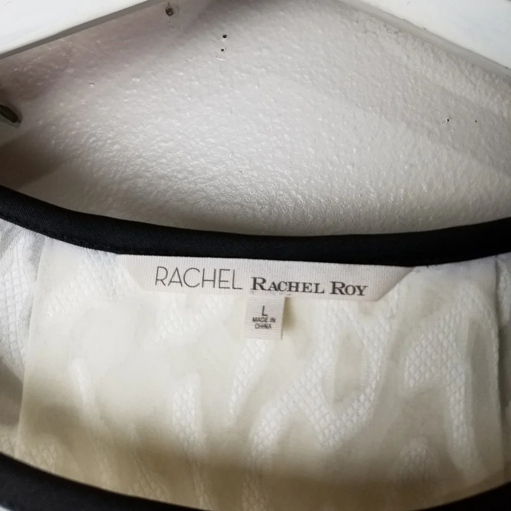Rachel Rachel Roy mixed media 3/4 sleeves …